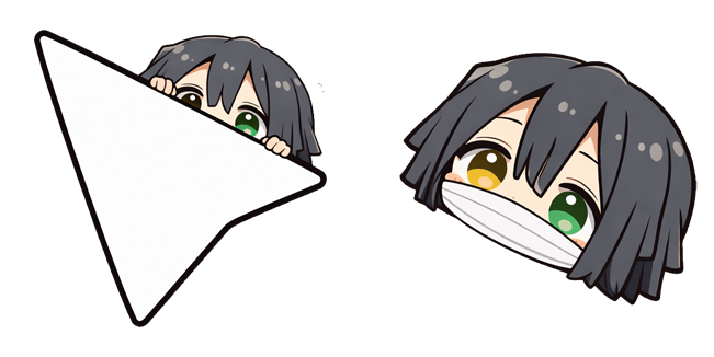 KNY Obanai Iguro Chibi Arrow Cursor