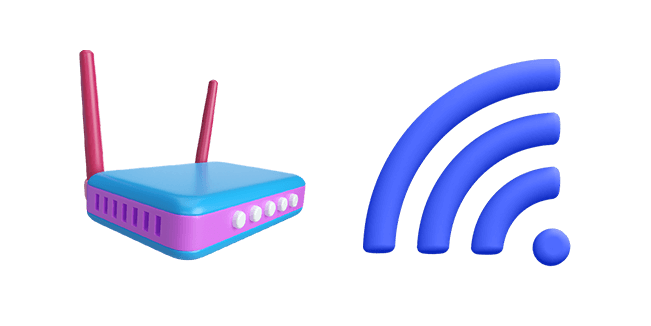Router & Wifi 3D Cursor