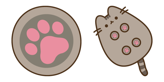 Pusheen the Cat Under View Cursor