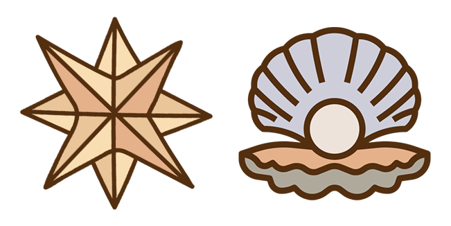 Angelcore Eight-Pointed Star & Pearl Cursor