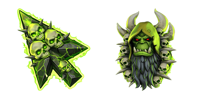 Warcraft Guldan Fel Warlock Cursor