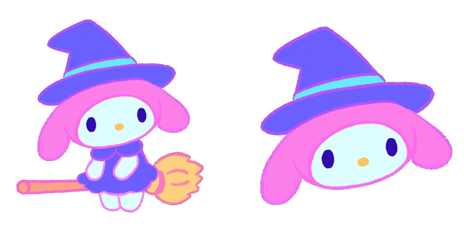 My Melody Witch Pastel Halloween Cursor
