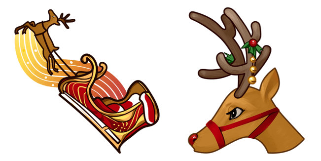 Christmas Rudolph Reindeer Cursor