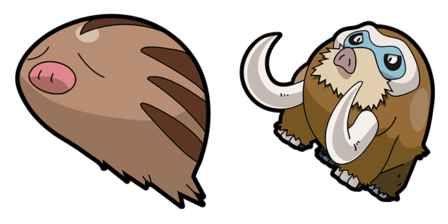 Pokemon Swinub & Mamoswine Cursor