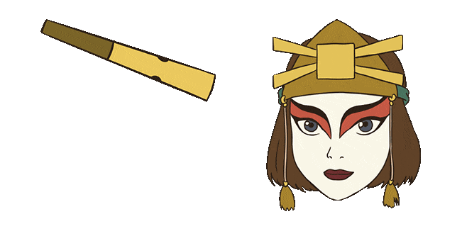 Avatar Suki & Folding Fan Animated Cursor