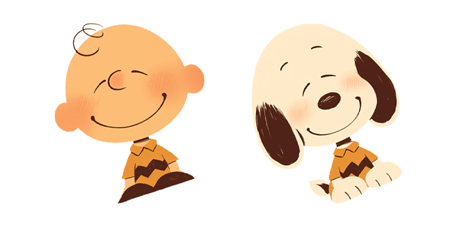 Peanuts Cute Charlie Brown & Snoopy Cursor