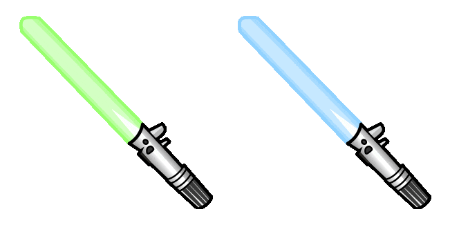 Star Wars Rainbow Lightsaber Animated Cursor