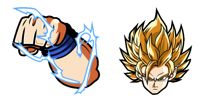 Dragon Ball Goku Super Saiyan 2 Animated Cursor