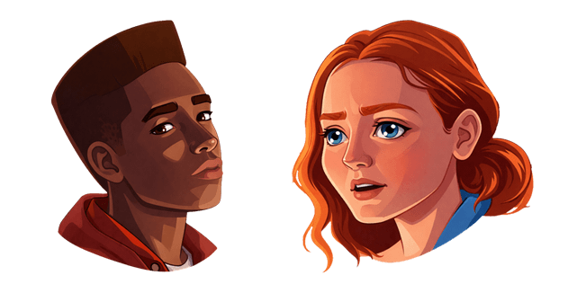 Stranger Things Max & Lucas Cursor