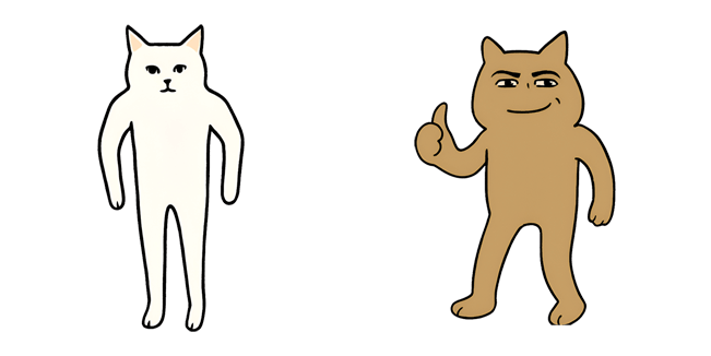 Buff Cat & Roblox Cat Meme Cursor