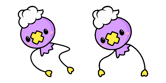 Pokemon Pokopia Drifloon Animated Cursor