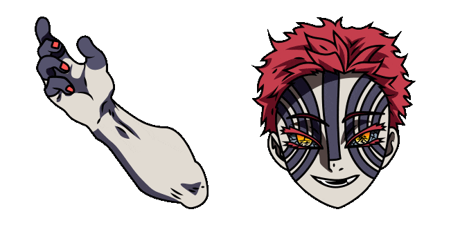 Demon Slayer Akaza Animated Cursor