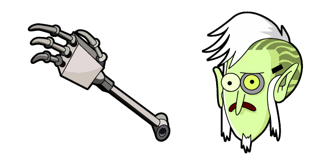 Regular Show Techmo & Robotic Arm Cursor