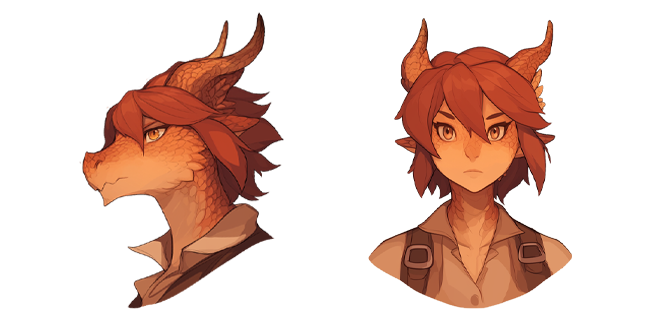 Dragon Girl Cursor