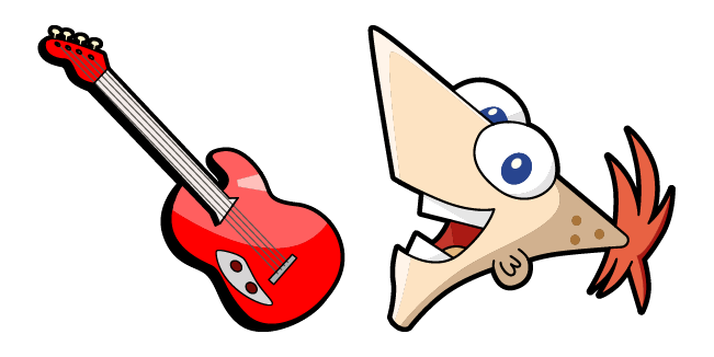 Phineas and Ferb Phineas Flynn & Guitar Cursor