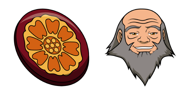 Avatar The Last Airbender Iroh & White Lotus Tile Cursor