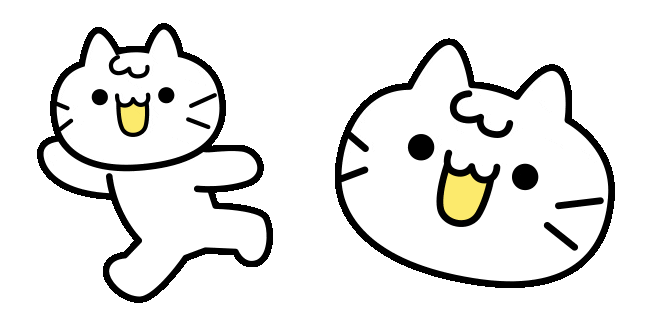 Cute Cat Running Animated Cursor