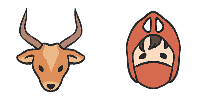 Princess Mononoke Ashitaka & Yakul Cursor