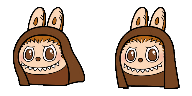 Labubu Van Mona Lisa Animated Cursor