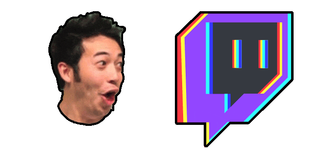 Twitch Glitch Logo Animated Cursor