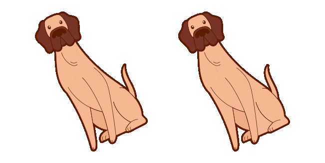 Great Dane Animated Cursor