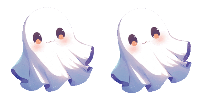 Cute Halloween Ghost Animated Cursor