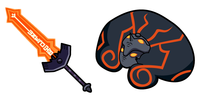 Steven Universe Obsidian & Sword Cursor