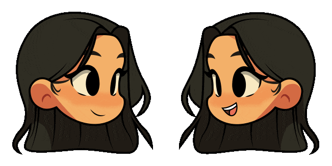 Cute Latina Girl Animated Cursor