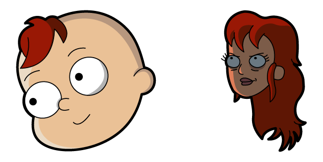 Solar Opposites Pezlie & Cherie Cursor