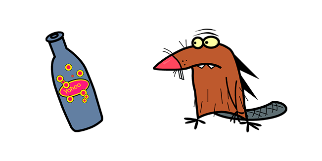 The Angry Beavers Daggett Doofus Beaver & Yahoo Soda Cursor