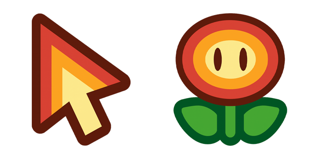Super Mario Fire Flower Cursor