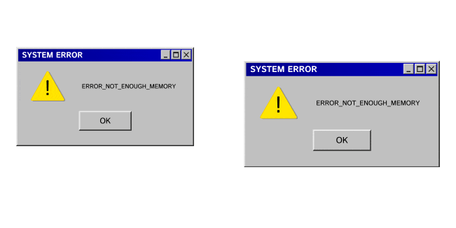 Windows 98 System Error Animated Cursor