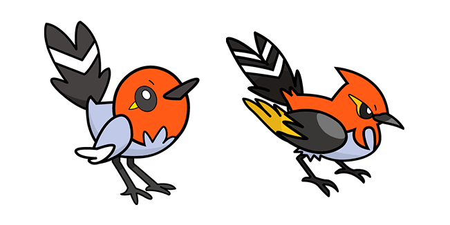 Pokemon Fletchling & Fletchinder Cursor