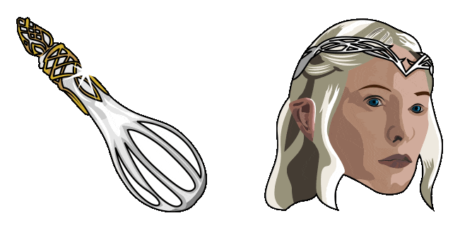 LOTR Galadriel & Phial Animated Cursor