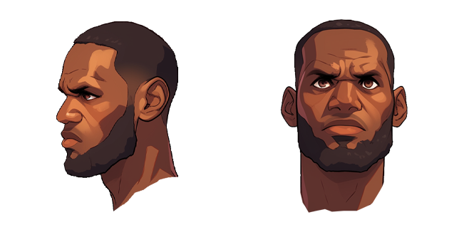 Basketball Legend LeBron James Cursor