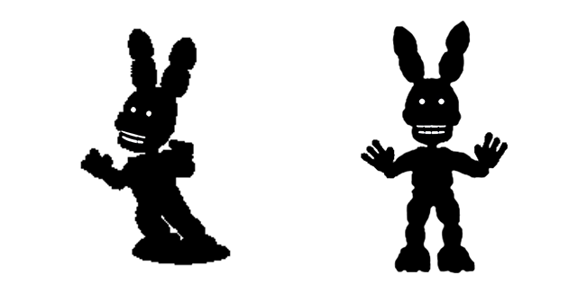 FNaF Scary Shadow Bonnie Cursor