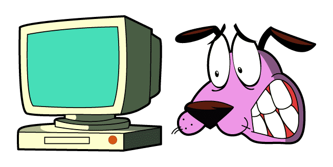 Courage the Cowardly Dog Courage & Computer Cursor