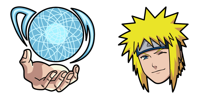 Naruto Minato Namikaze & Supreme Ultimate Rasengan Cursor