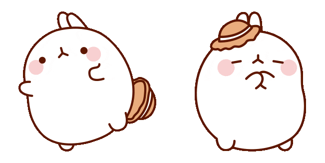 Molang with Hat Animated Cursor