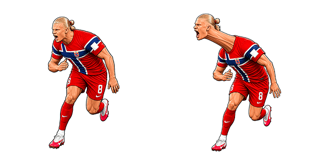 Haaland Neck Meme Cursor