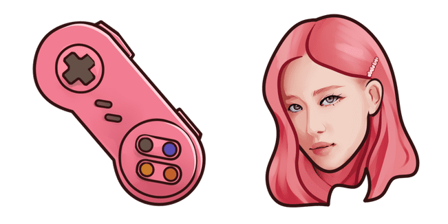BLACKPINK Rose & Gamepad Cursor