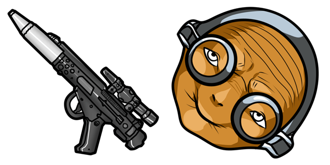 Star Wars Maz Kanata & DH-17 Blaster Pistol Cursor
