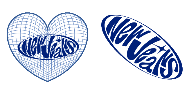 NewJeans Heart & Logo Animated Cursor