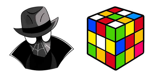 Spider-Man Noir & Rubiks Cube Cursor