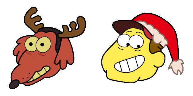 Big City Greens Christmas Bill & Phoenix Animated Cursor