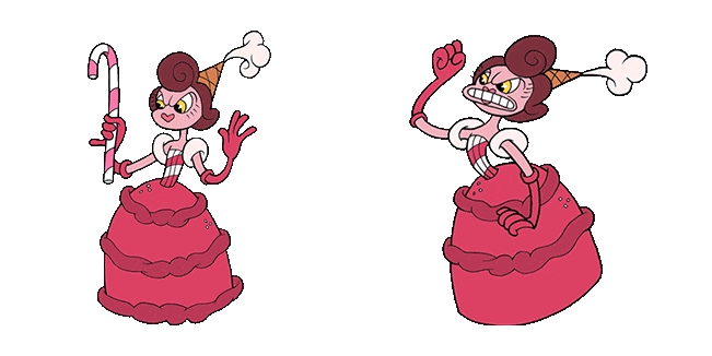 Cuphead Baroness Von Bon Bon Animated Cursor