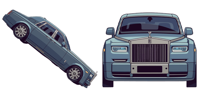 Cool Dark Rolls-Royce Phantom Cursor