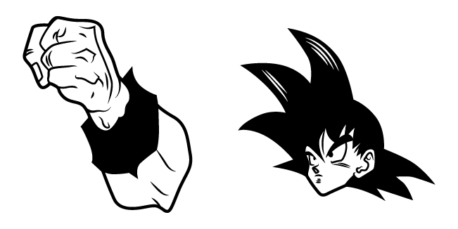 Dragon Ball Manga Goku Cursor