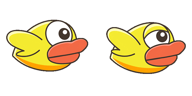 Flappy Bird Flying Animated Cursor