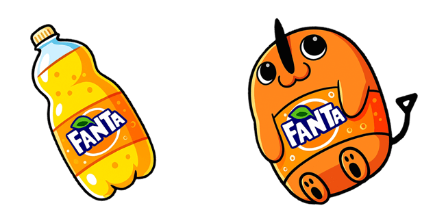 Chainsaw Man Fanta Pochita Cursor